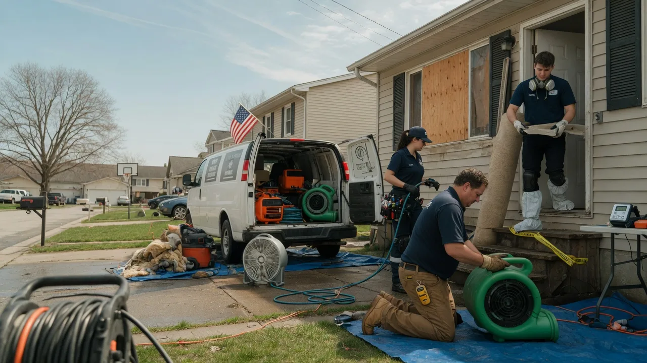 Water Damage Restoration in Briggs, TX near me